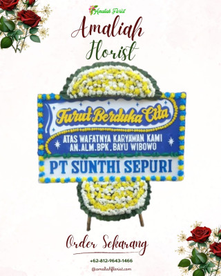 Papan Bunga Duka di Rasanae Timur